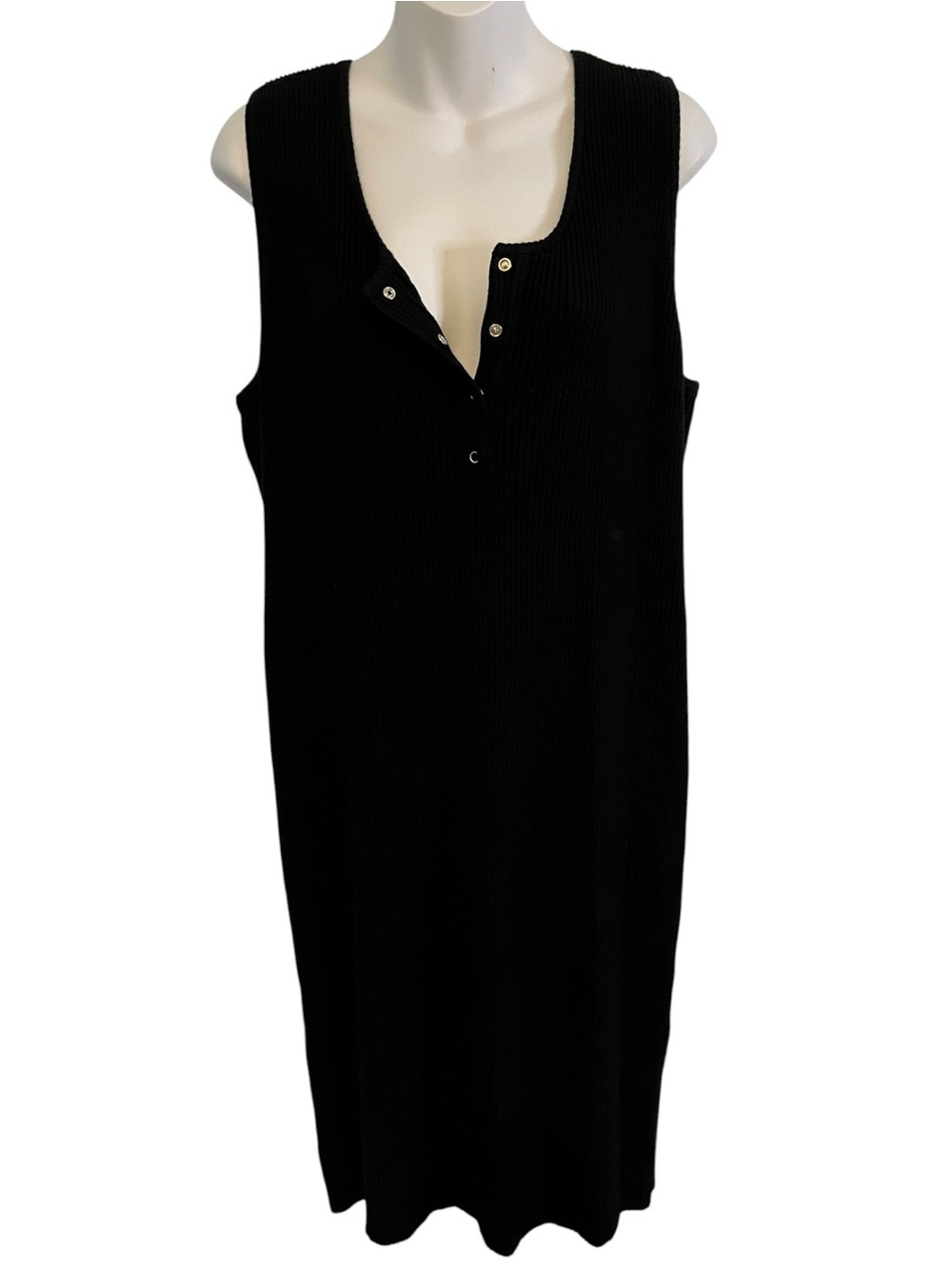 Torrid Black Knit Stretchy Ribbed Bodycon Dress